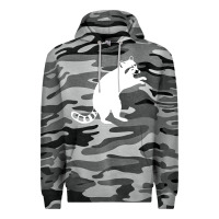 Slate Camo raccoon Premium Hoodie - linhVisuals