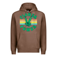 Chestnut womens flower power 420 thc pot weed medical marijuana funny weed v ne Premium Hoodie - linhVisuals