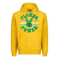 Lemon womens flower power 420 thc pot weed medical marijuana funny weed v ne Premium Hoodie - linhVisuals