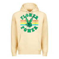 Pina Colada womens flower power 420 thc pot weed medical marijuana funny weed v ne Premium Hoodie - linhVisuals
