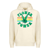 Womens Flower Power 420 Thc Pot Weed Medical Marijuana Funny Weed V Ne Premium Hoodie | Teevron