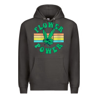 Smoke womens flower power 420 thc pot weed medical marijuana funny weed v ne Premium Hoodie - linhVisuals