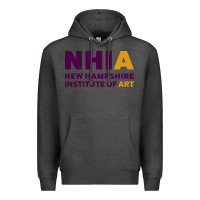 Charcoal Heather New Hampshire Institute of Art Premium Hoodie - linhVisuals