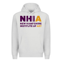 Dove Grey New Hampshire Institute of Art Premium Hoodie - linhVisuals
