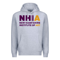Heather Grey New Hampshire Institute of Art Premium Hoodie - linhVisuals
