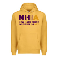 Mustard New Hampshire Institute of Art Premium Hoodie - linhVisuals
