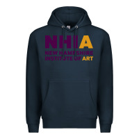 Navy New Hampshire Institute of Art Premium Hoodie - linhVisuals