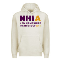 Oatmeal Heather New Hampshire Institute of Art Premium Hoodie - linhVisuals