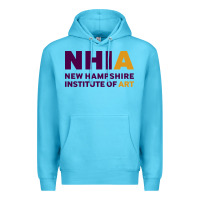 Ocean Blue New Hampshire Institute of Art Premium Hoodie - linhVisuals