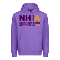 Purple New Hampshire Institute of Art Premium Hoodie - linhVisuals