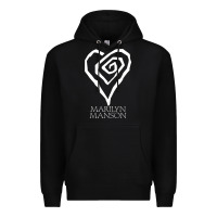 Black marlyn manson special music popular Premium Hoodie - linhVisuals