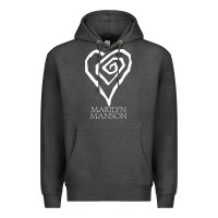 Charcoal Heather marlyn manson special music popular Premium Hoodie - linhVisuals
