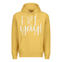 Antique Gold friday quotes Premium Hoodie - linhVisuals