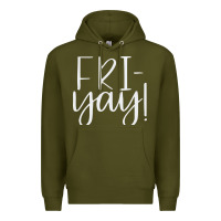 Army Green friday quotes Premium Hoodie - linhVisuals
