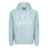 Blue Mist friday quotes Premium Hoodie - linhVisuals