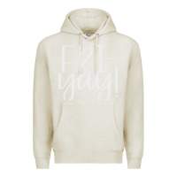 Oatmeal Heather friday quotes Premium Hoodie - linhVisuals