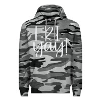 Slate Camo friday quotes Premium Hoodie - linhVisuals