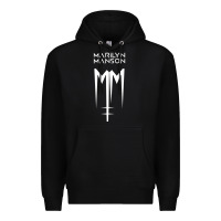 Black marlyn manson special music popular Premium Hoodie - linhVisuals