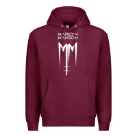 Burgundy marlyn manson special music popular Premium Hoodie - linhVisuals