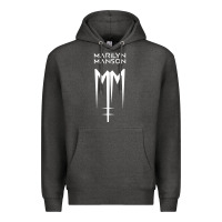 Charcoal Heather marlyn manson special music popular Premium Hoodie - linhVisuals