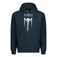 Navy marlyn manson special music popular Premium Hoodie - linhVisuals