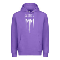 Purple marlyn manson special music popular Premium Hoodie - linhVisuals