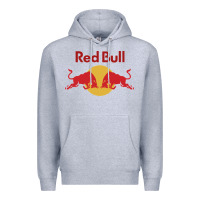 Heather Grey red formula team Premium Hoodie - linhVisuals