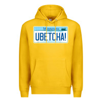 Lemon ubetcha (you betcha) minnesota license plate t shirt Premium Hoodie - linhVisuals