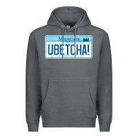 Rock ubetcha (you betcha) minnesota license plate t shirt Premium Hoodie - linhVisuals