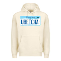 Tofu ubetcha (you betcha) minnesota license plate t shirt Premium Hoodie - linhVisuals