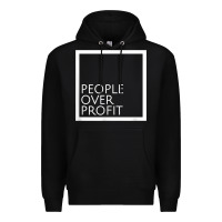 Black people over profit democratic socialism pro socialist symbol t shirt Premium Hoodie - linhVisuals