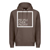 Coffee people over profit democratic socialism pro socialist symbol t shirt Premium Hoodie - linhVisuals