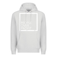 Dove Grey people over profit democratic socialism pro socialist symbol t shirt Premium Hoodie - linhVisuals