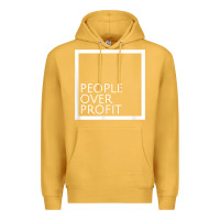 Mustard people over profit democratic socialism pro socialist symbol t shirt Premium Hoodie - linhVisuals
