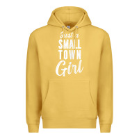 Antique Gold womens just a small town girl journey t shirt Premium Hoodie - linhVisuals