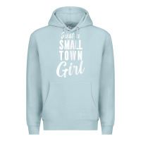 Blue Mist womens just a small town girl journey t shirt Premium Hoodie - linhVisuals