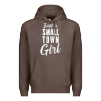 Coffee womens just a small town girl journey t shirt Premium Hoodie - linhVisuals