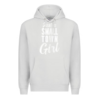 Dove Grey womens just a small town girl journey t shirt Premium Hoodie - linhVisuals