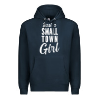 Navy womens just a small town girl journey t shirt Premium Hoodie - linhVisuals