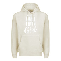 Oatmeal Heather womens just a small town girl journey t shirt Premium Hoodie - linhVisuals