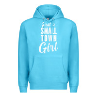 Ocean Blue womens just a small town girl journey t shirt Premium Hoodie - linhVisuals