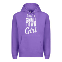Purple womens just a small town girl journey t shirt Premium Hoodie - linhVisuals