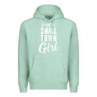 Seafoam womens just a small town girl journey t shirt Premium Hoodie - linhVisuals