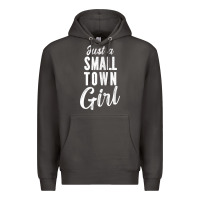 Smoke womens just a small town girl journey t shirt Premium Hoodie - linhVisuals
