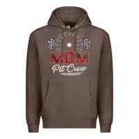 Coffee race car mom pit crew racing family birthday party t shirt Premium Hoodie - linhVisuals