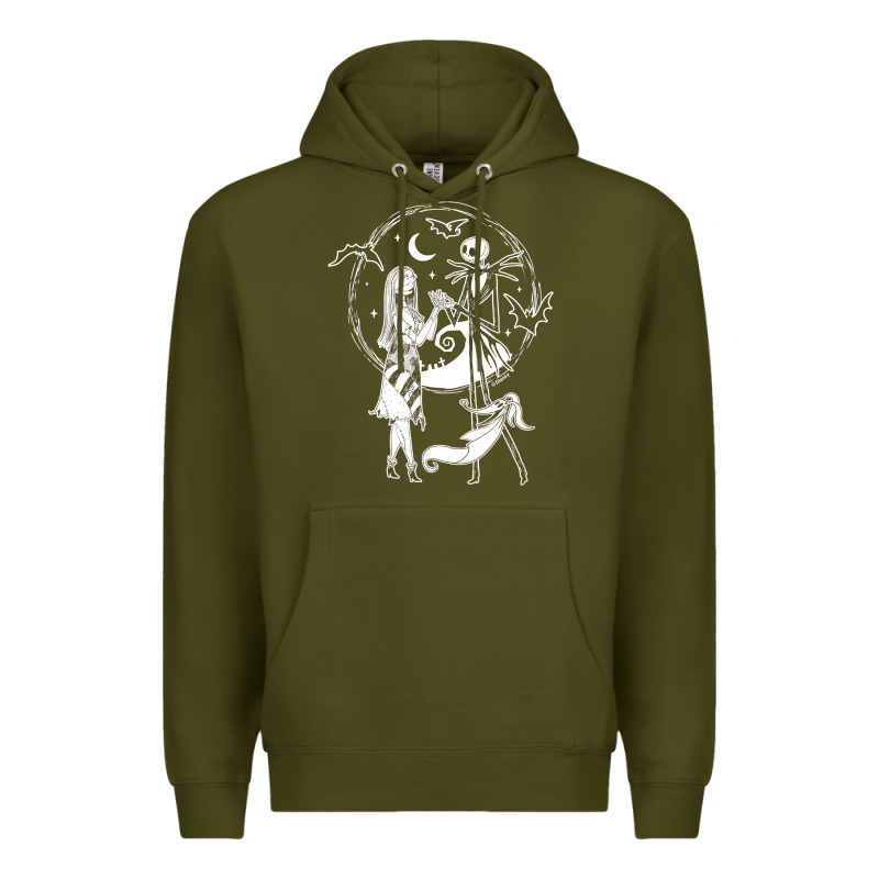 Nightmare Before Christmas Jack And Sally T Shirt Premium Hoodie by linhVisuals | Teevron