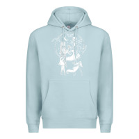 Blue Mist nightmare before christmas jack and sally t shirt Premium Hoodie - linhVisuals