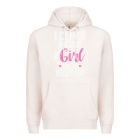 Pale Pink climbing climb mountain climbing like a girl 345 climb climbing lover Premium Hoodie - linhVisuals