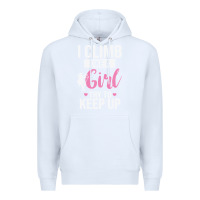 White climbing climb mountain climbing like a girl 345 climb climbing lover Premium Hoodie - linhVisuals