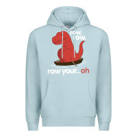 Blue Mist dinosaur dino trex row t rex saurus Premium Hoodie - linhVisuals